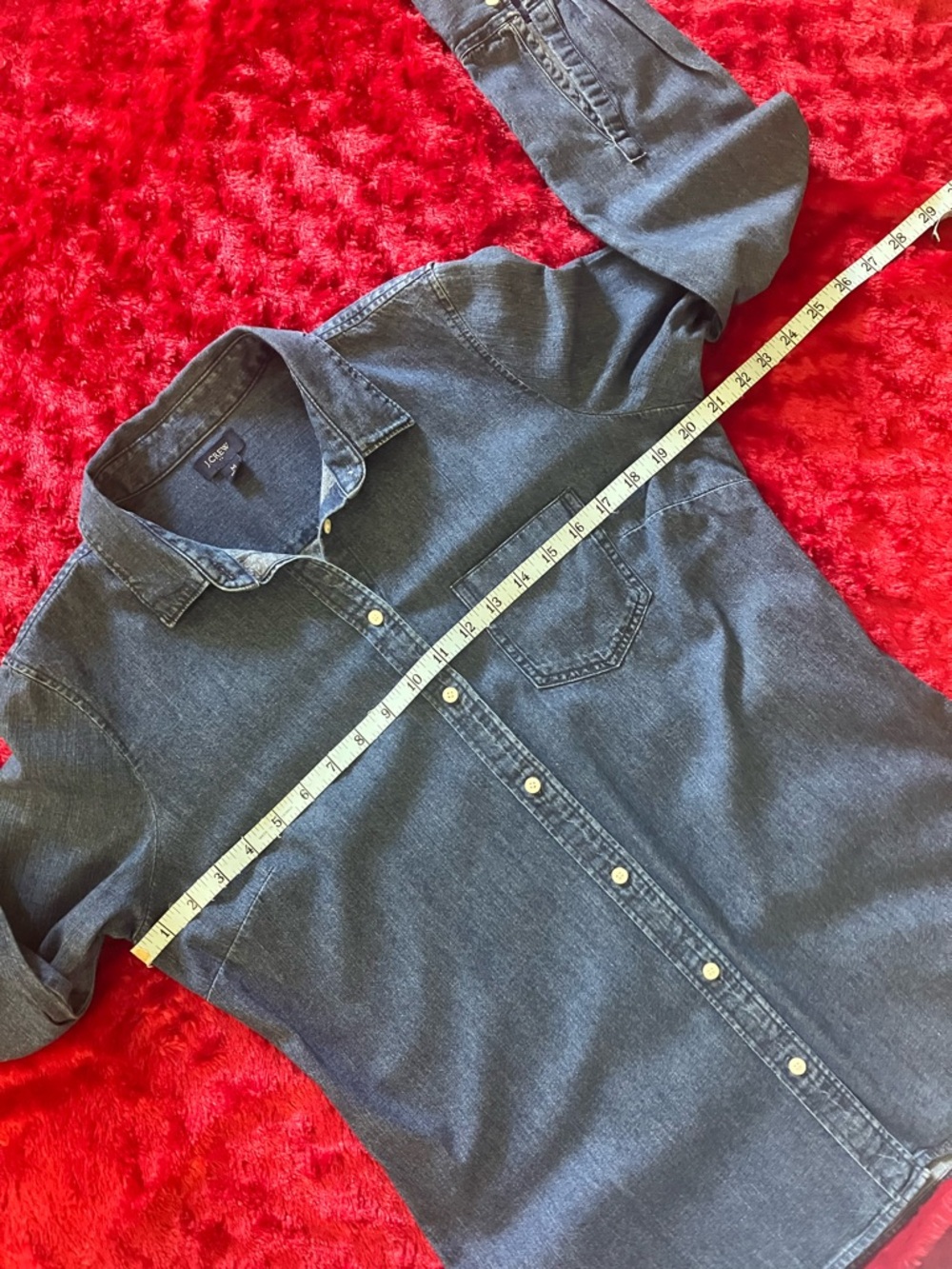 J. Crew Re-Imagined Denim Shirt - Picture 7 of 11